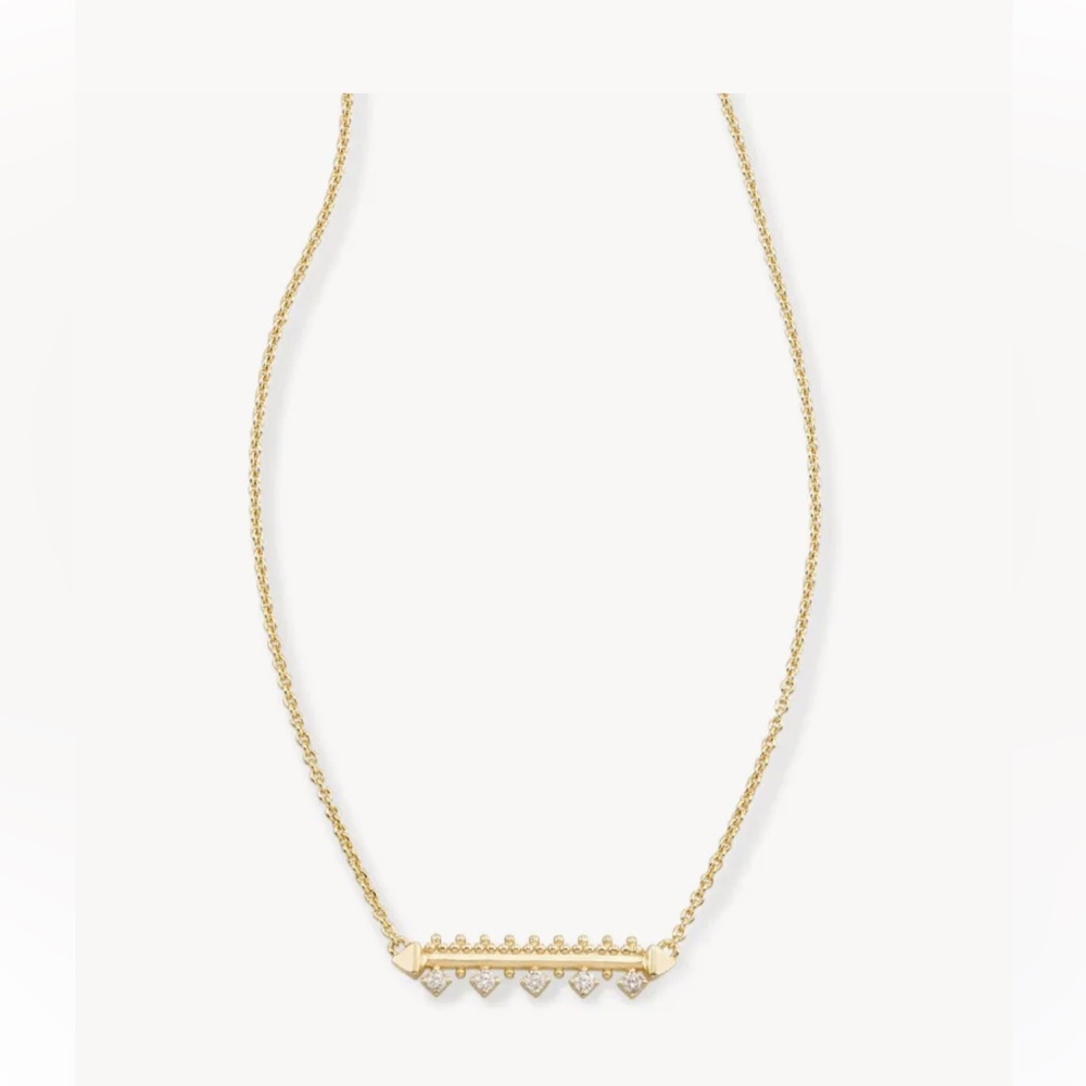 Kendra Scott Anissa Necklace, Gold Plated